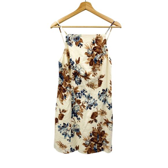Abercrombie & Fitch linen floral mini dress - Picture 2 of 5